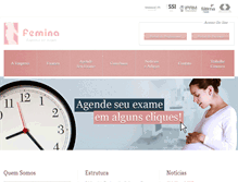 Tablet Screenshot of labfemina.com.br